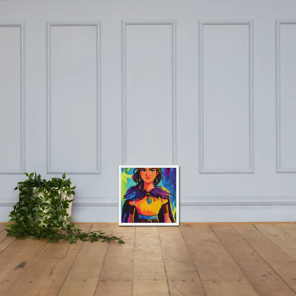 Guardian of Colors | Poster with White Frame | 16″×16″