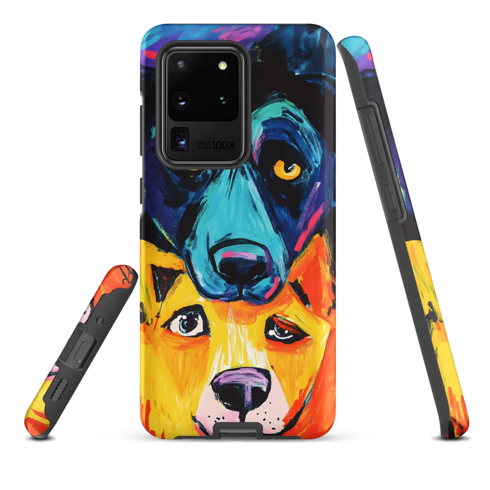 Vibrant Companions: An Expression of Canine Spirit
