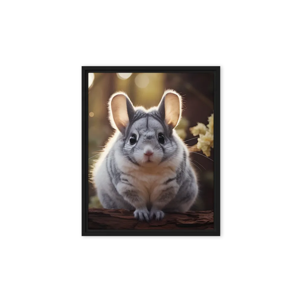 Curious Chinchilla in the Forest