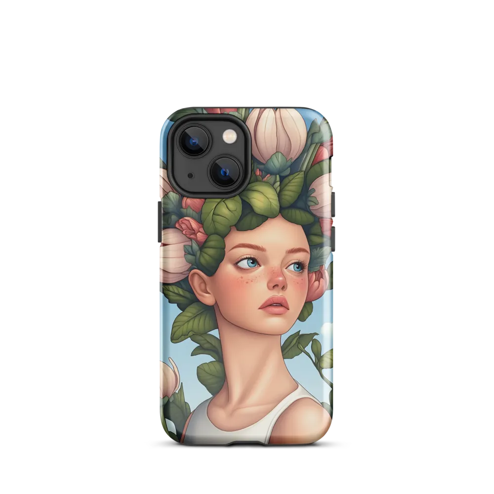 Whispers of Serenity | Phone Case |  13 mini | Tough Case | Glossy