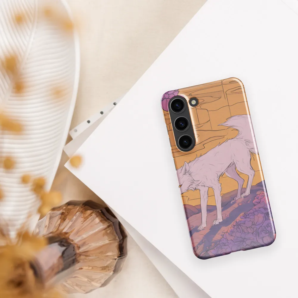 Whispers of the Violet Dawn | Phone Case |  S23 | Snap Case | Glossy