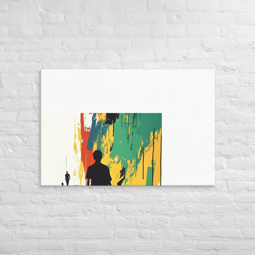 Journey of Silhouettes | Canvas | 32″×48″
