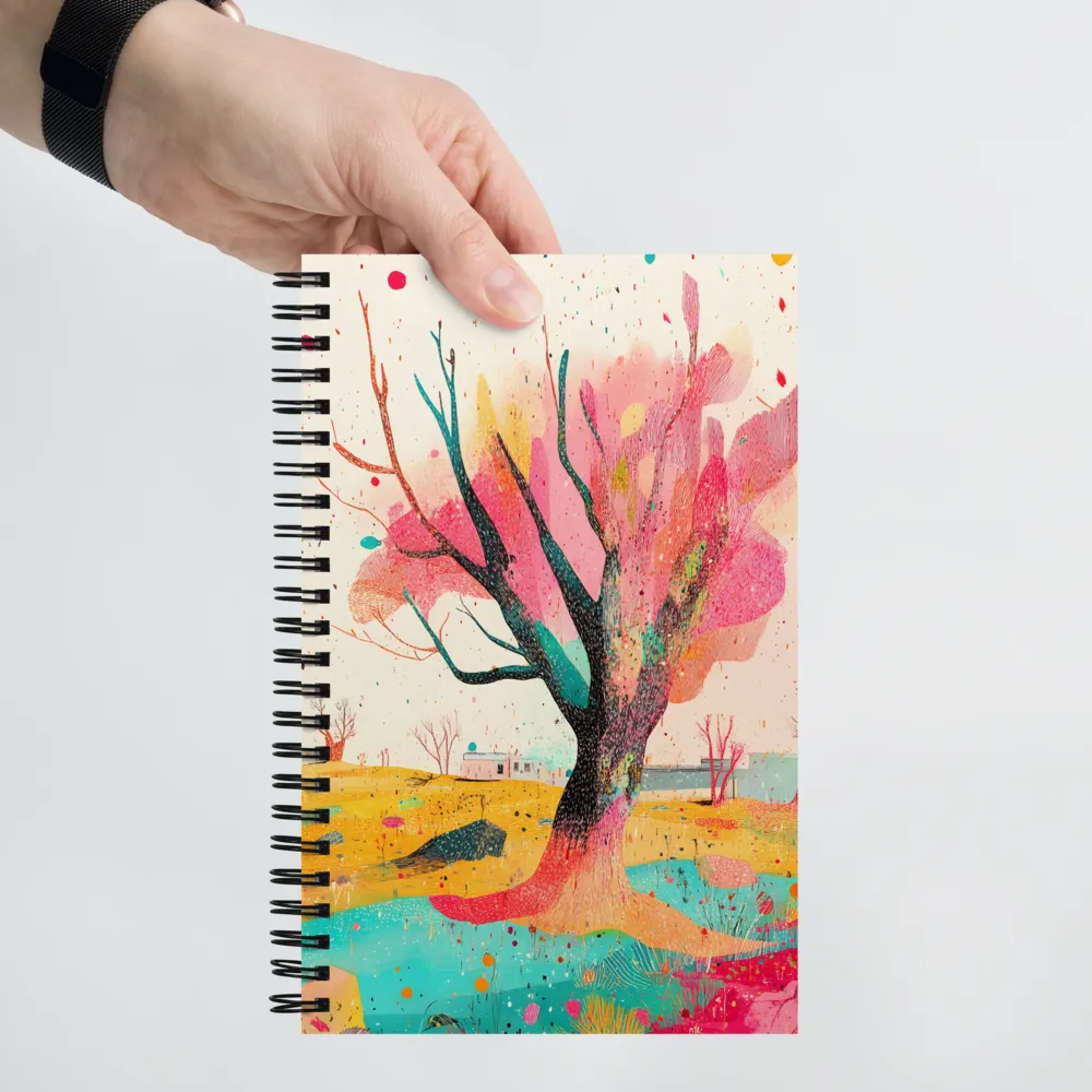 Whispers of a Colorful Tree | Spiral Notebook