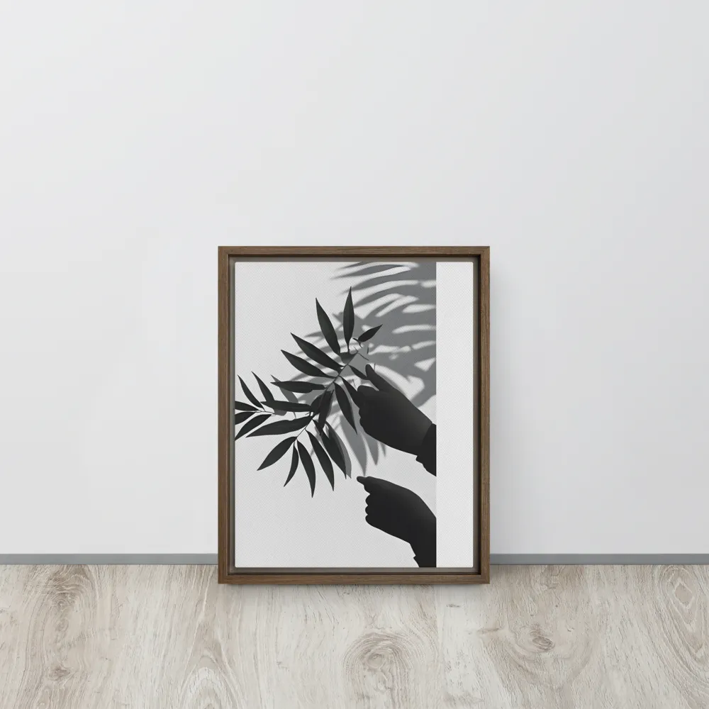Whispers of Nature | Canvas with Brown Frame | 11″×14″