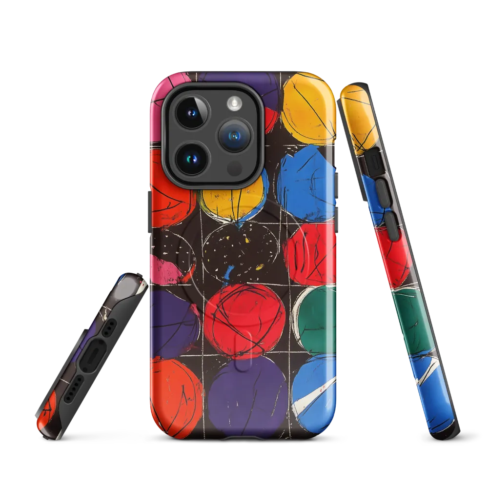 Colorful Circles in Abstract Harmony