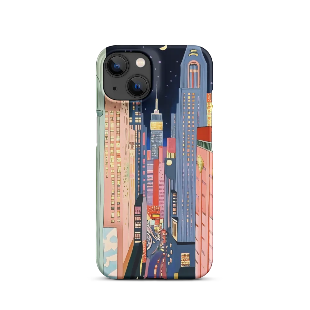 Urban Dreamscape: A Pop Art Night | Phone Case |  14 | Snap Case | Matte