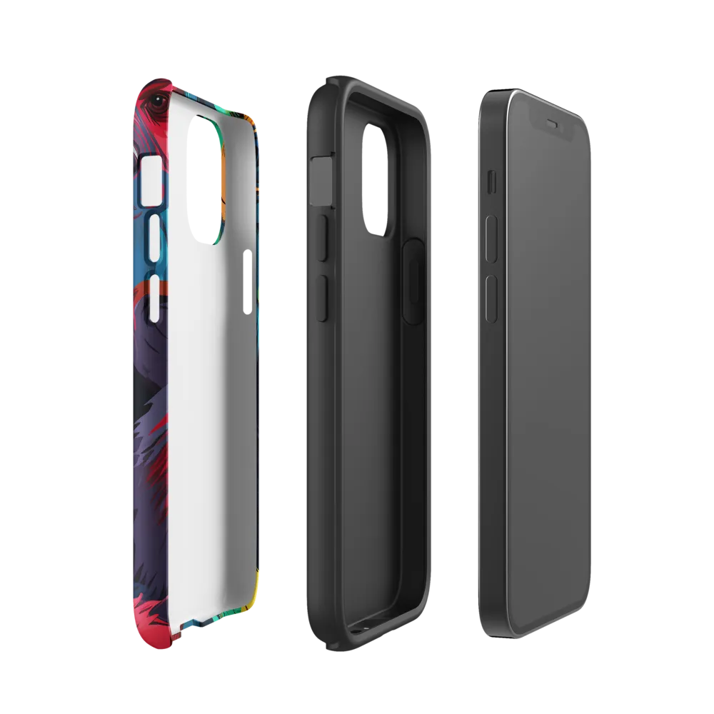The Colorful Essence of Bears | Phone Case |  12 mini | Tough Case | Glossy