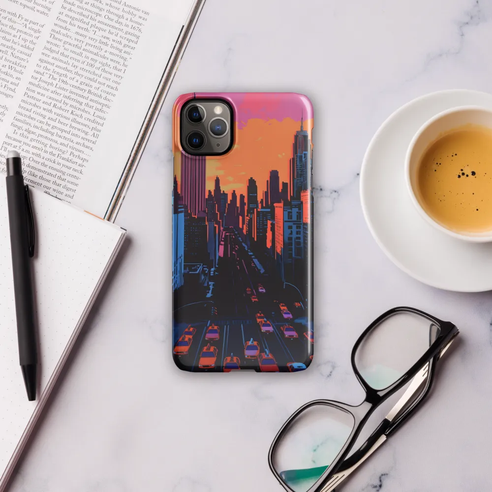 Sunset Over Skyscrapers | Phone Case |  11 Pro Max | Snap Case | Glossy