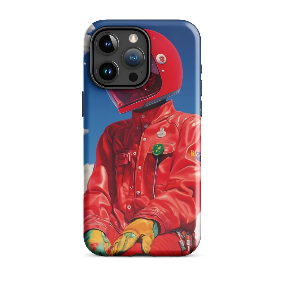 Astronaut in Crimson