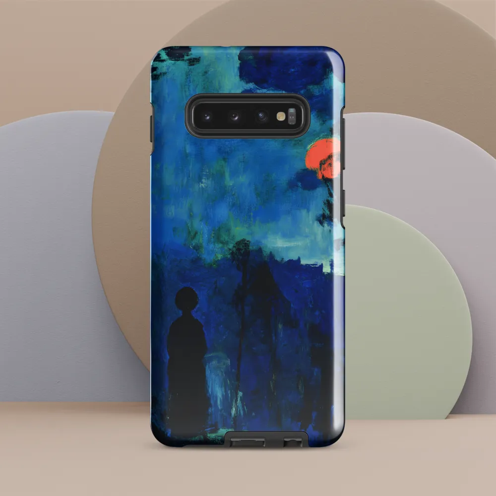 Solitude in Blue | Phone Case |  S10 Plus | Tough Case | Glossy