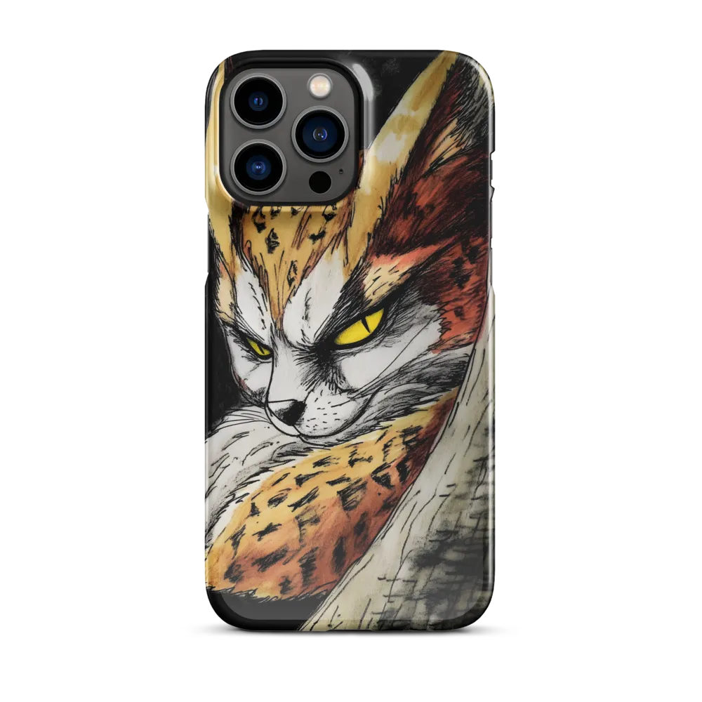 Fierce Gaze of the Wild Cat