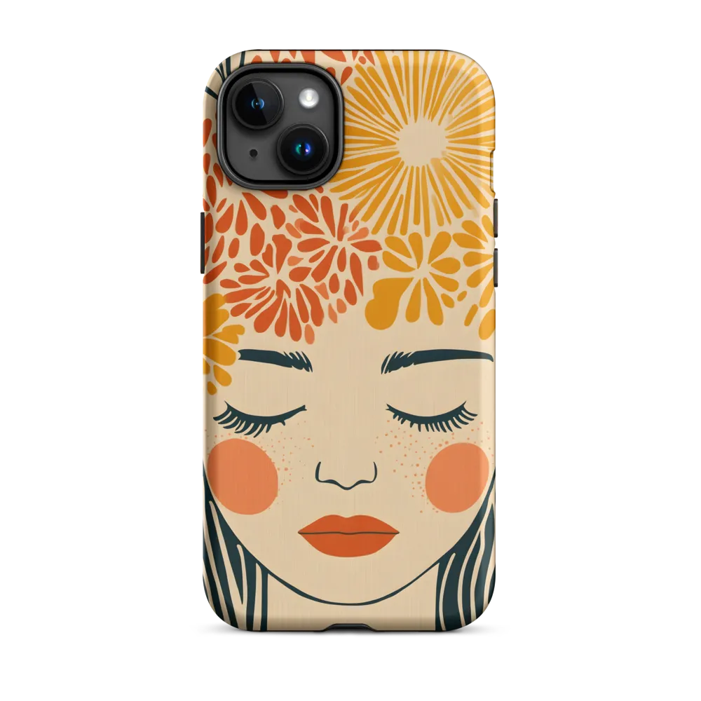 Serenity in Bloom | Phone Case |  15 Plus | Tough Case | Matte