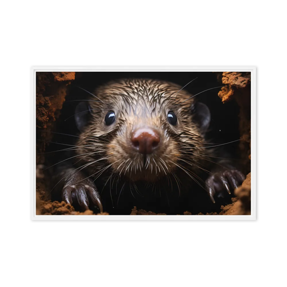 Emerging Curiosity | Canvas with White Frame | 24″×36″