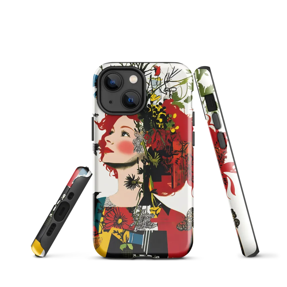 Floral Dreams | Phone Case |  13 mini | Tough Case | Glossy