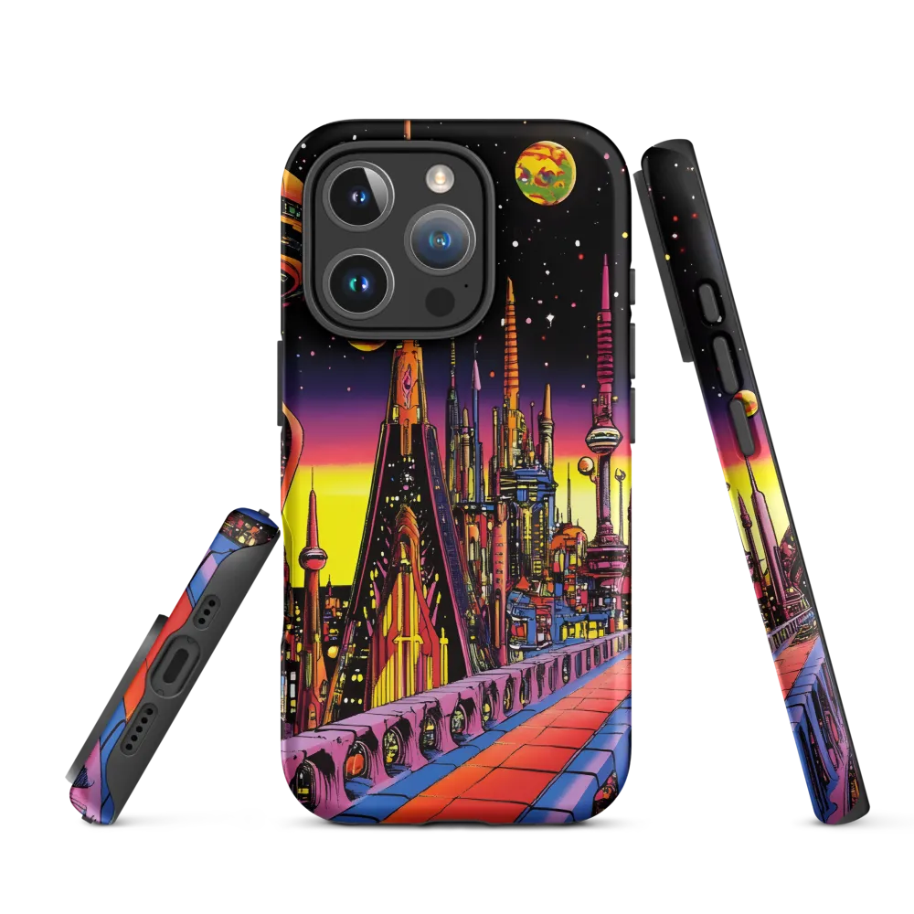 Futuristic Cosmos: A Journey Through Neon Cities