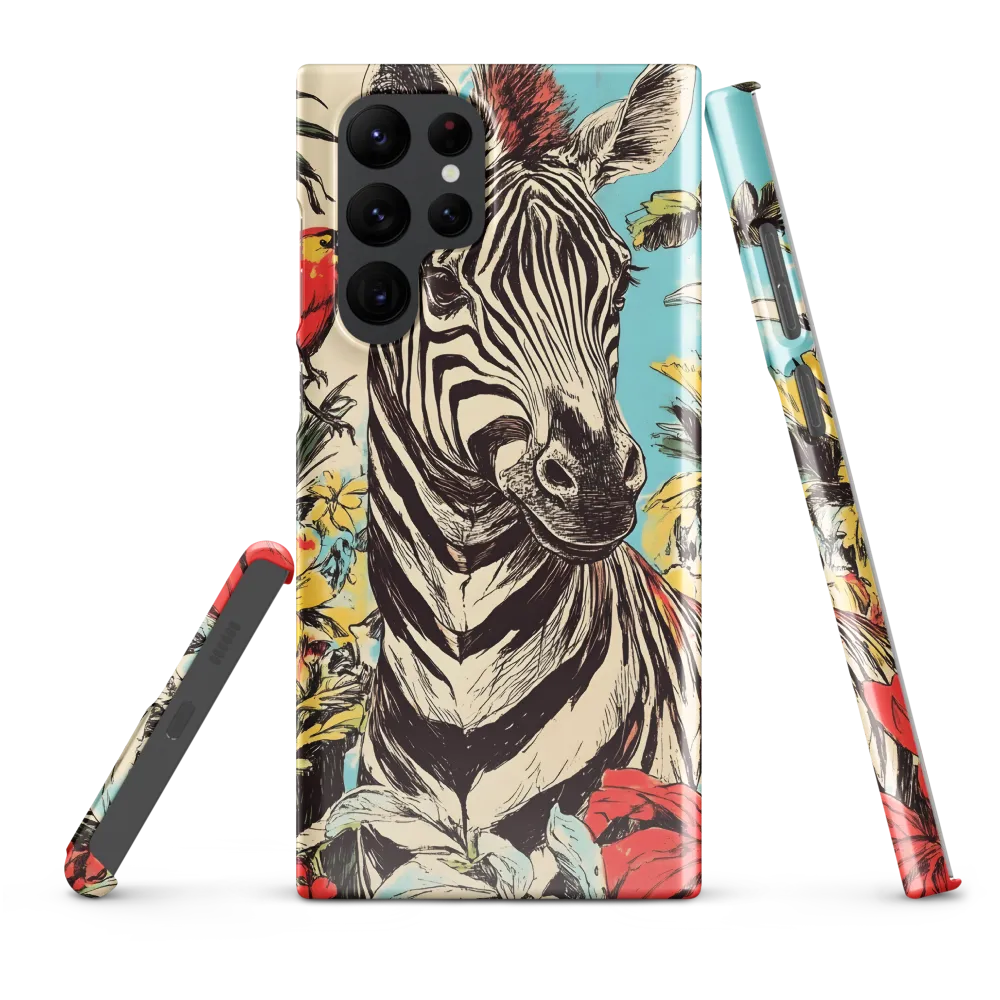 Zebra in Tropical Reverie