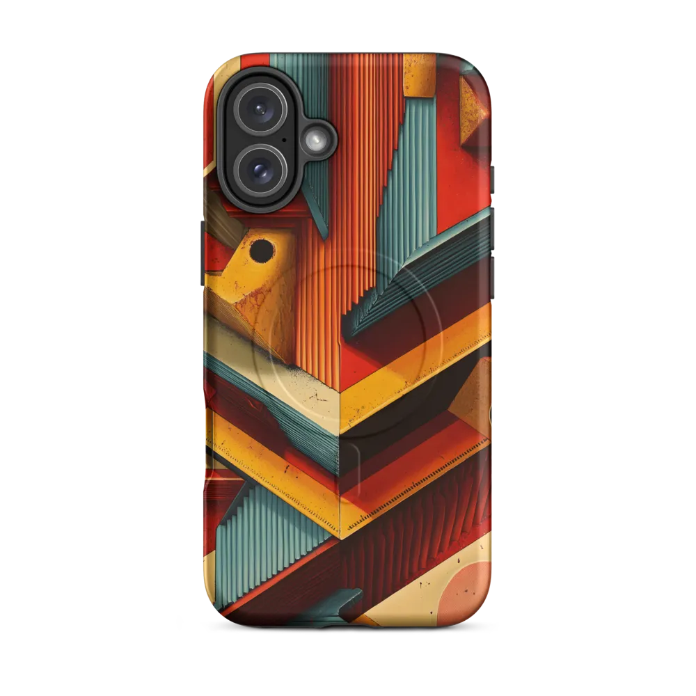 Geometric Harmony | Phone Case |  16 Plus | MagSafe® Tough Case | Matte