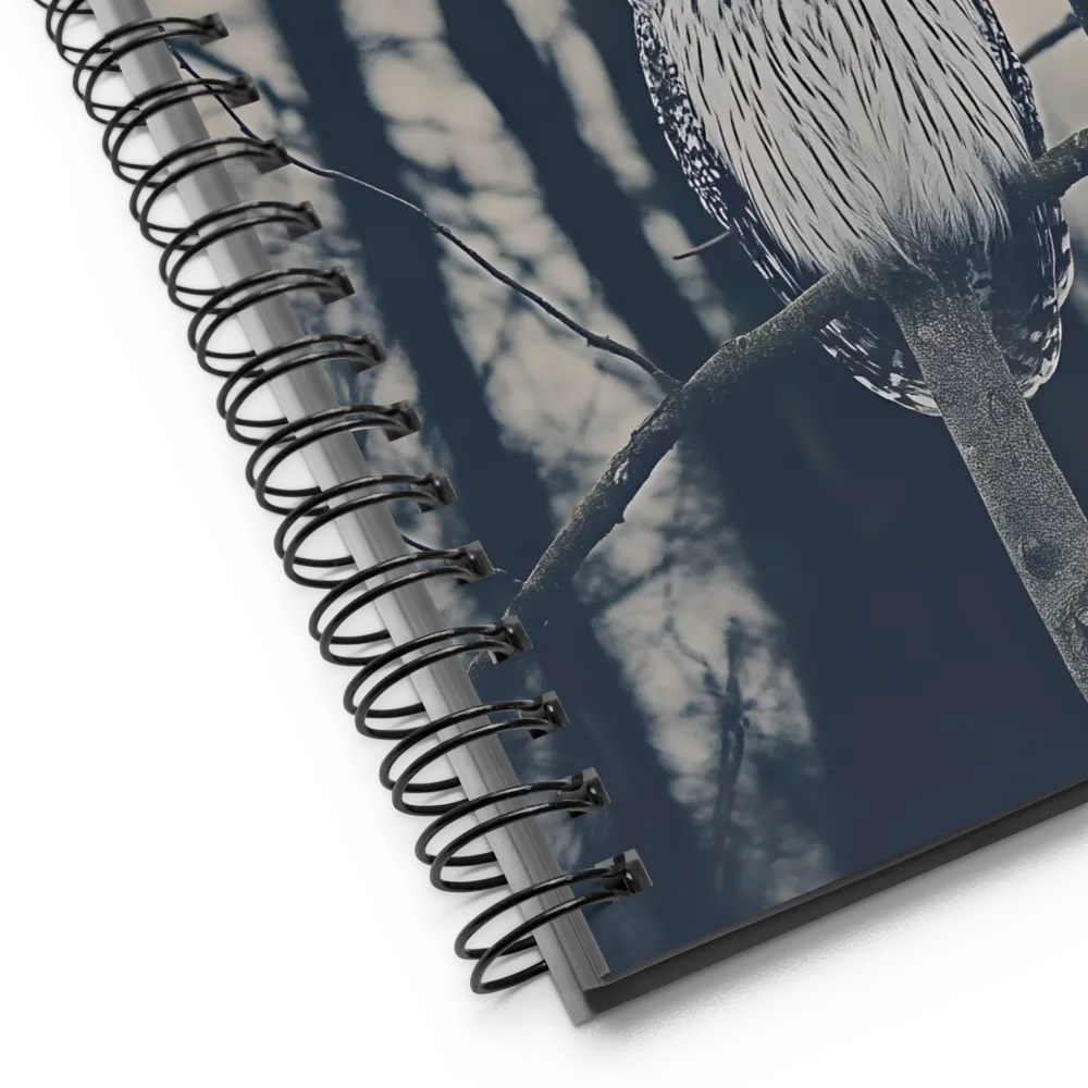 The Silent Watcher | Spiral Notebook