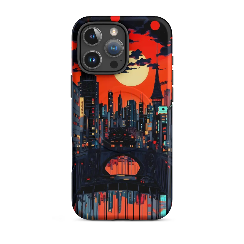 Nightfall in a Neon City