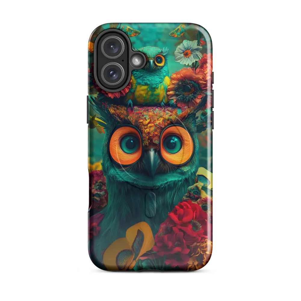 Majestic Harmony: The Floral Owl