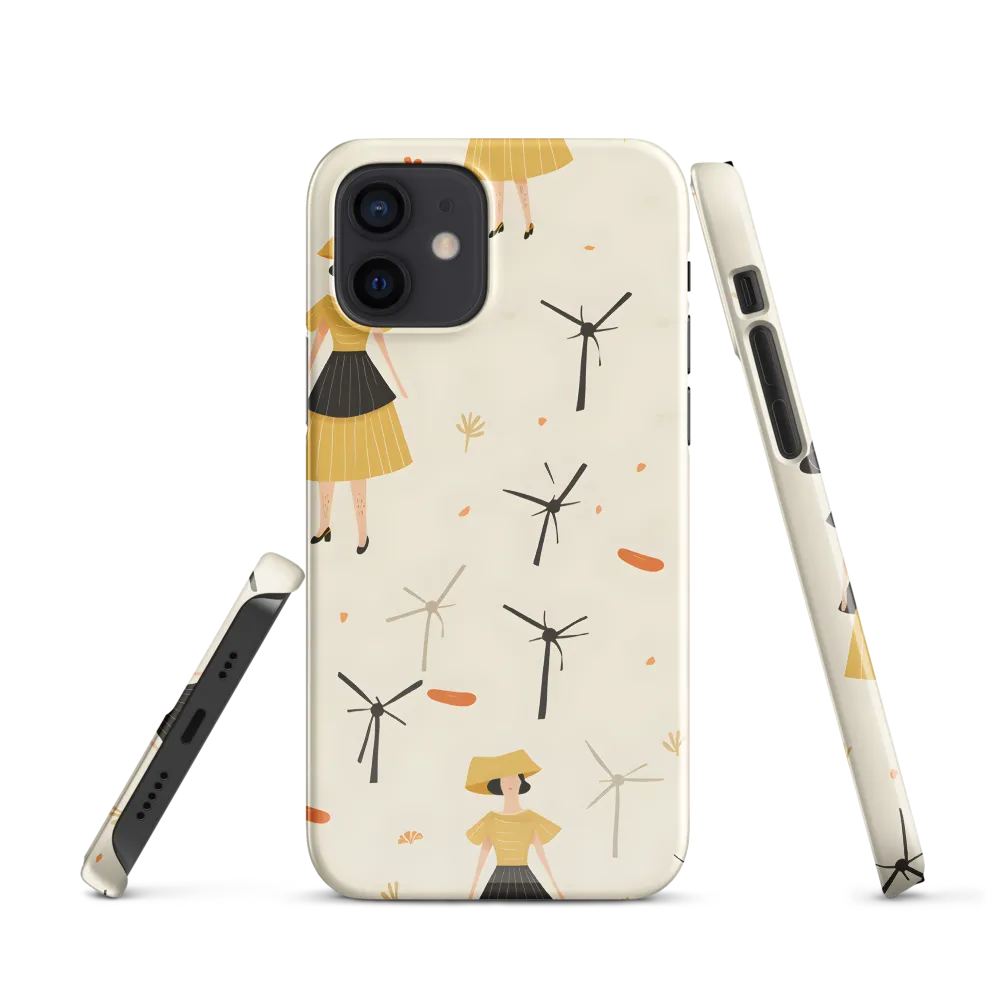Whimsical Patterns of Nature and Femininity | Phone Case |  12 | Snap Case | Glossy