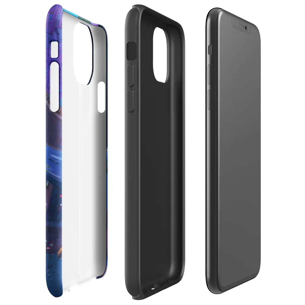 Urban Symphony: Aerial Reverie | Phone Case |  11 Pro Max | Tough Case | Glossy