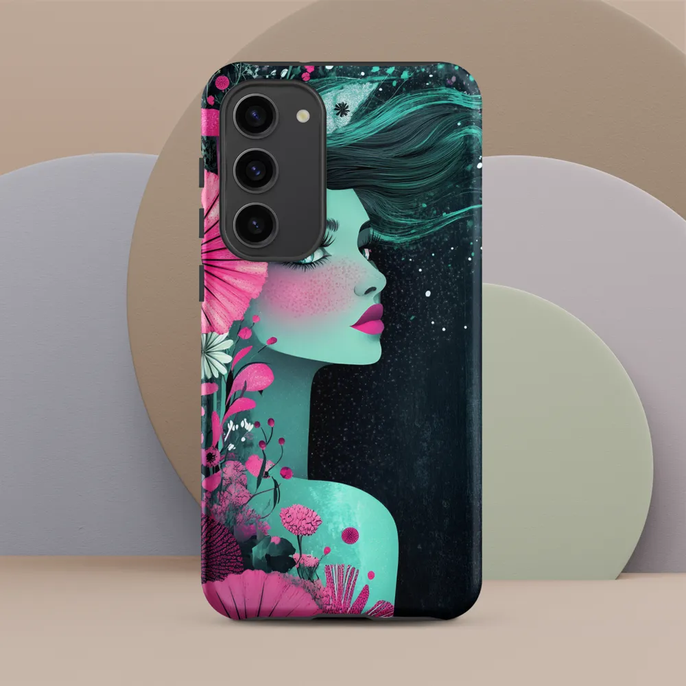 Floral Harmony: Portrait of Serenity