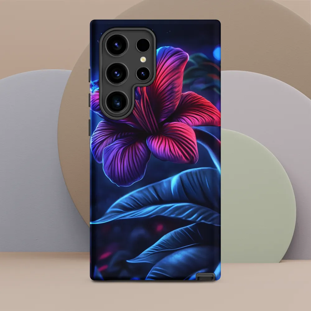 Illuminated Serenity: The Surreal Blossom