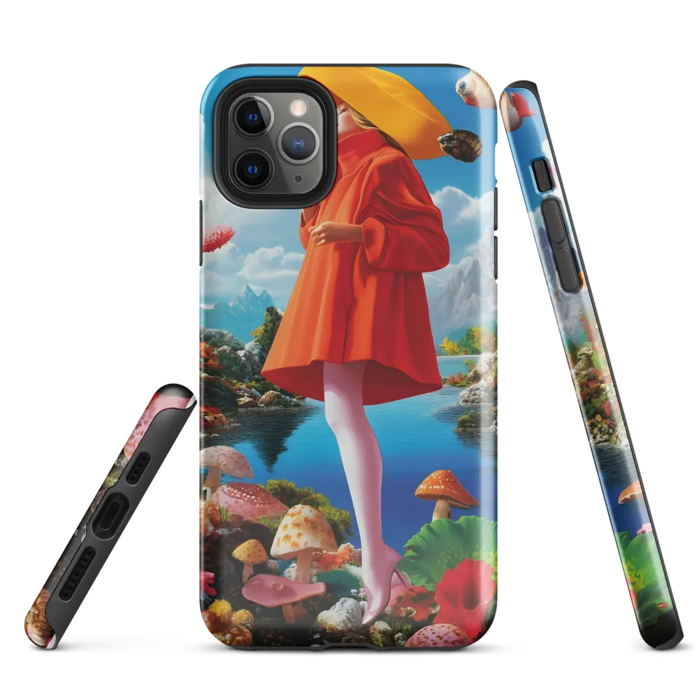 Dreamscape in Orange and Blue | Phone Case |  11 Pro Max | Tough Case | Glossy