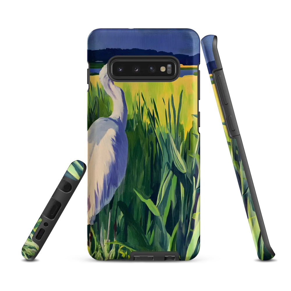 Graceful Presence: The Heron in the Meadow