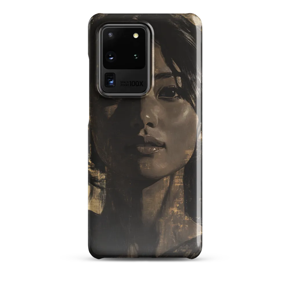 Golden Gaze: A Contemporary Portrait
