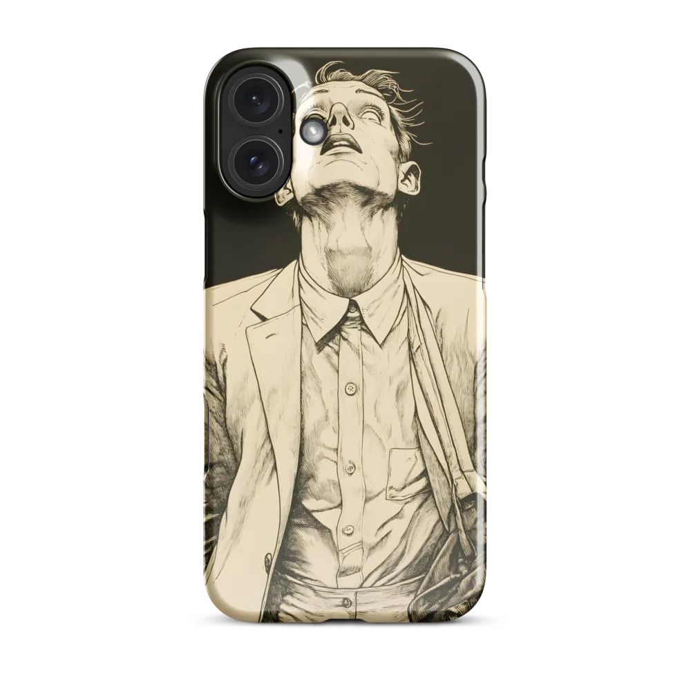 Desperate Gaze | Phone Case |  16 Plus | Snap Case | Glossy