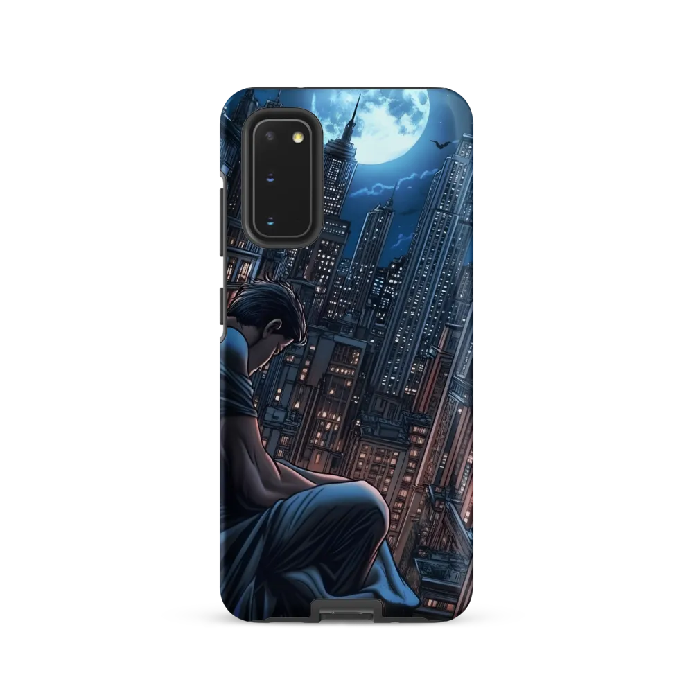 Reflections of a City Under the Moon