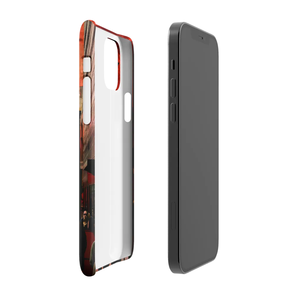 Urban Reverie: Stratospheric Shadows | Phone Case |  12 | Snap Case | Glossy