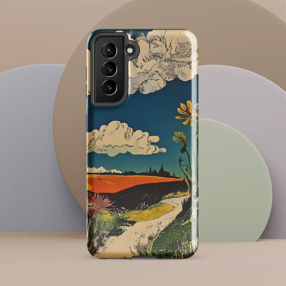 Surreal Blooming Landscape