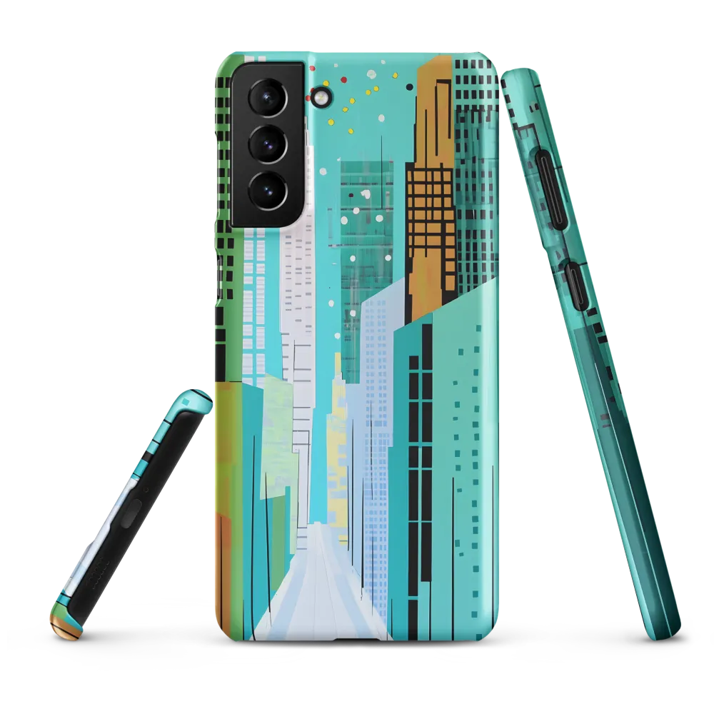 Urban Symphony in Turquoise