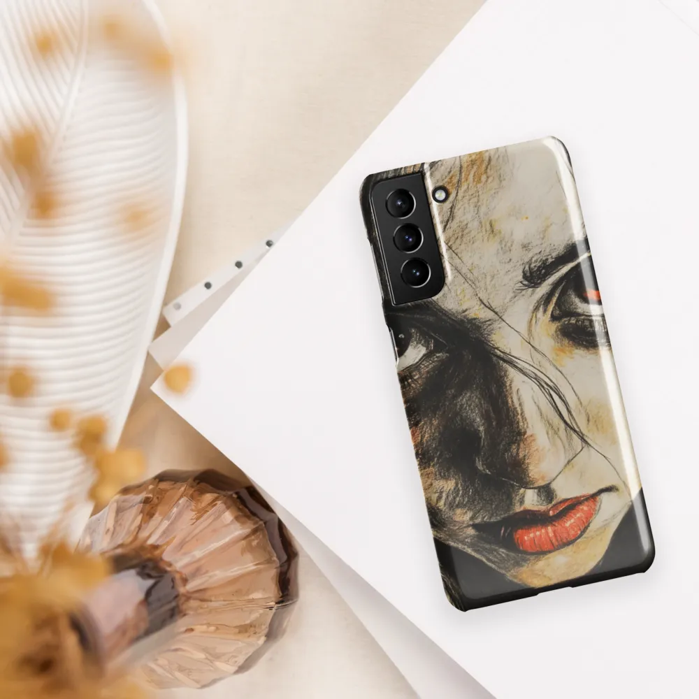 Gaze of Intensity | Phone Case |  S21 Plus | Snap Case | Glossy