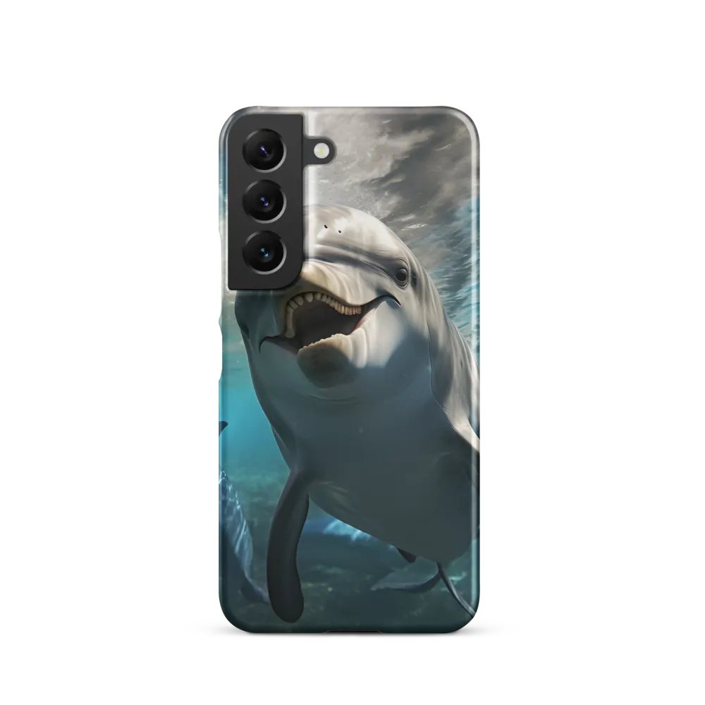 Beneath the Waves: A Dolphin's Dance