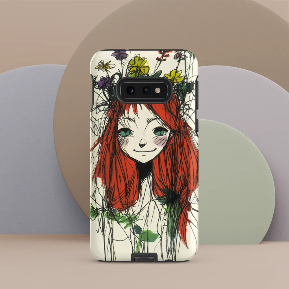 Whimsical Floral Portrait
