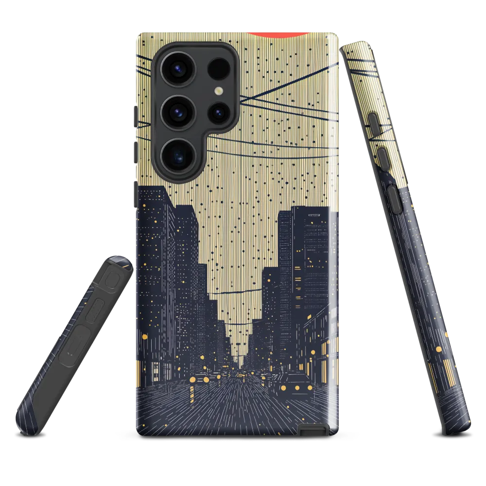 Glistening Streets of Melancholy | Phone Case |  S23 Ultra | Tough Case | Glossy
