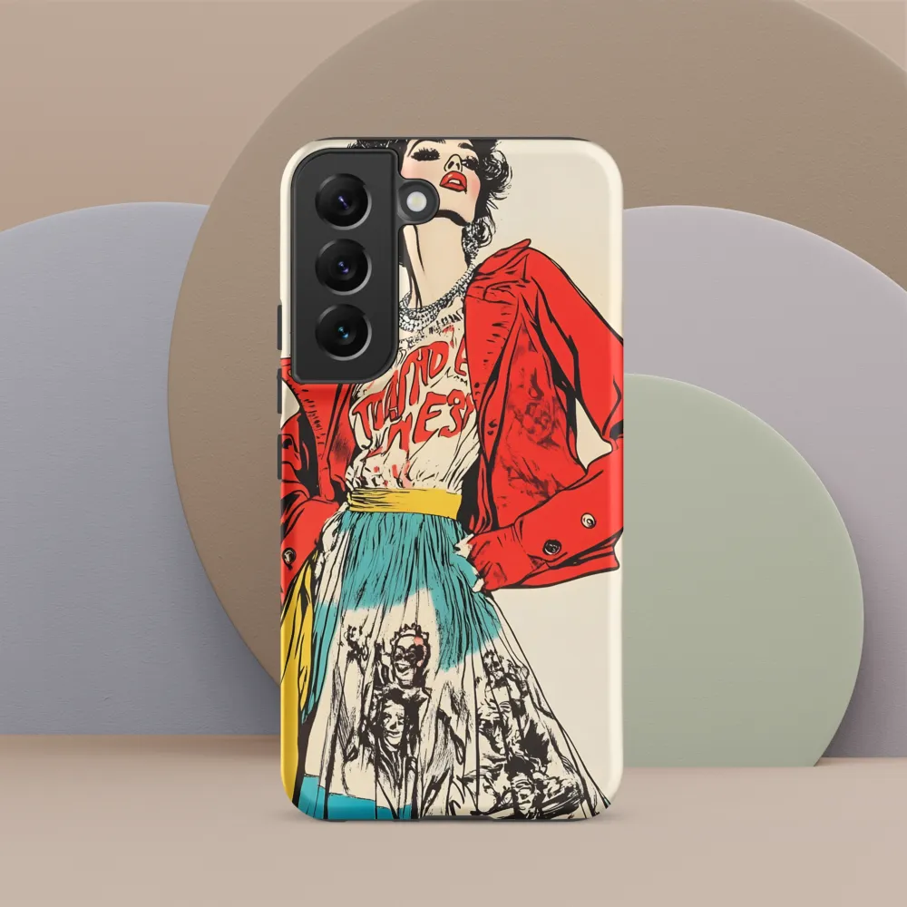 Vibrant Elegance: A Pop Art Fashion Statement