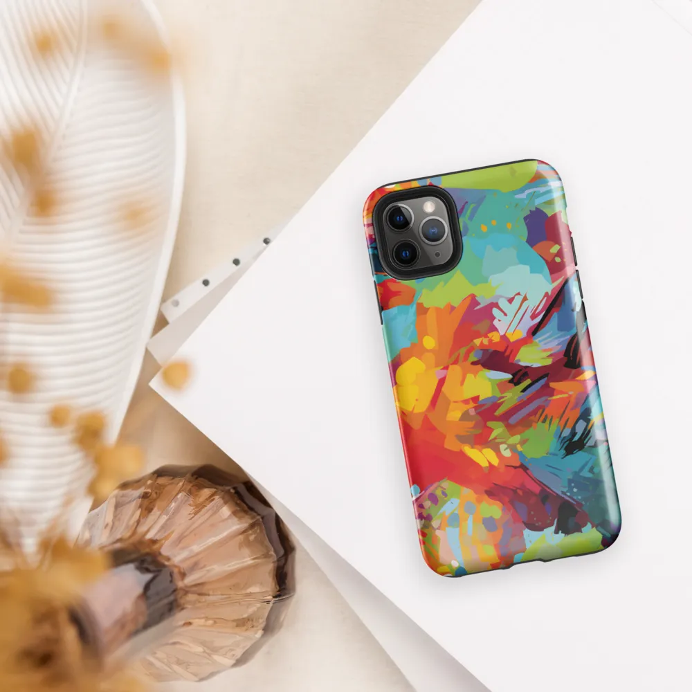 Colorful Lizard: An Abstract Adventure | Phone Case |  11 Pro Max | Tough Case | Glossy