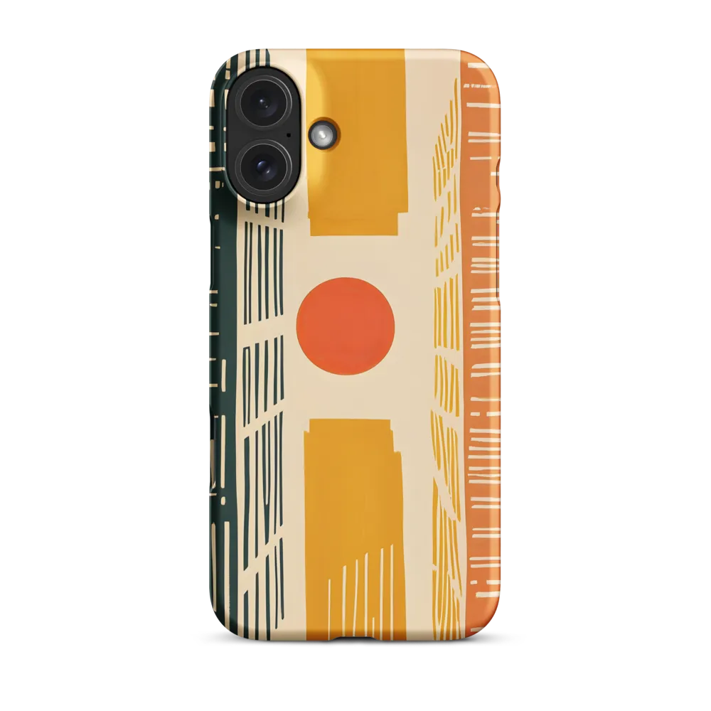 Urban Harmony: A Geometric Sunrise