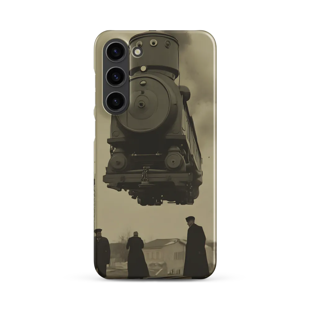 Suspended Reality: The Hovering Locomotive | Phone Case |  S23 Plus | Snap Case | Matte