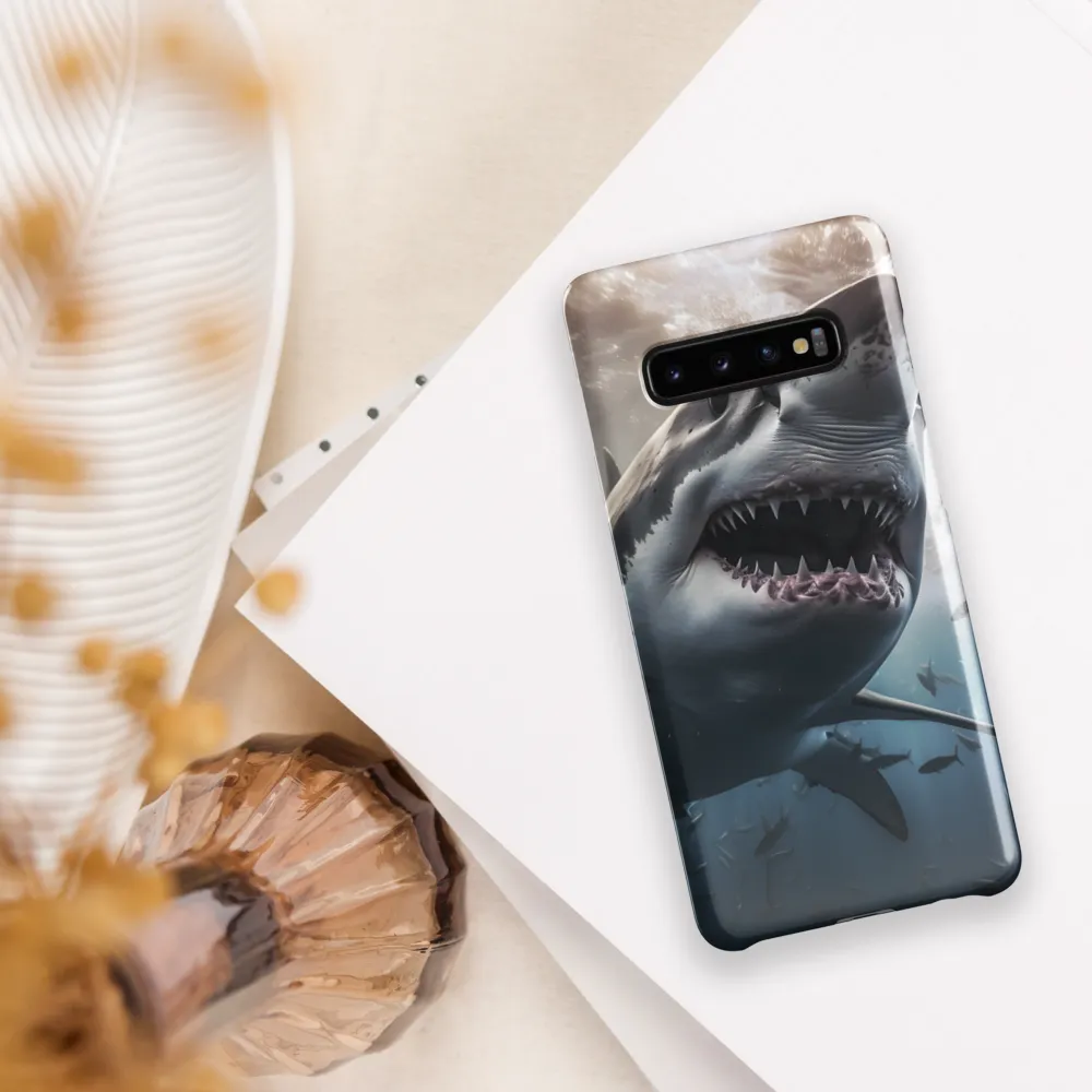 The Apex Predator: An Underwater Encounter | Phone Case |  S10 Plus | Snap Case | Glossy