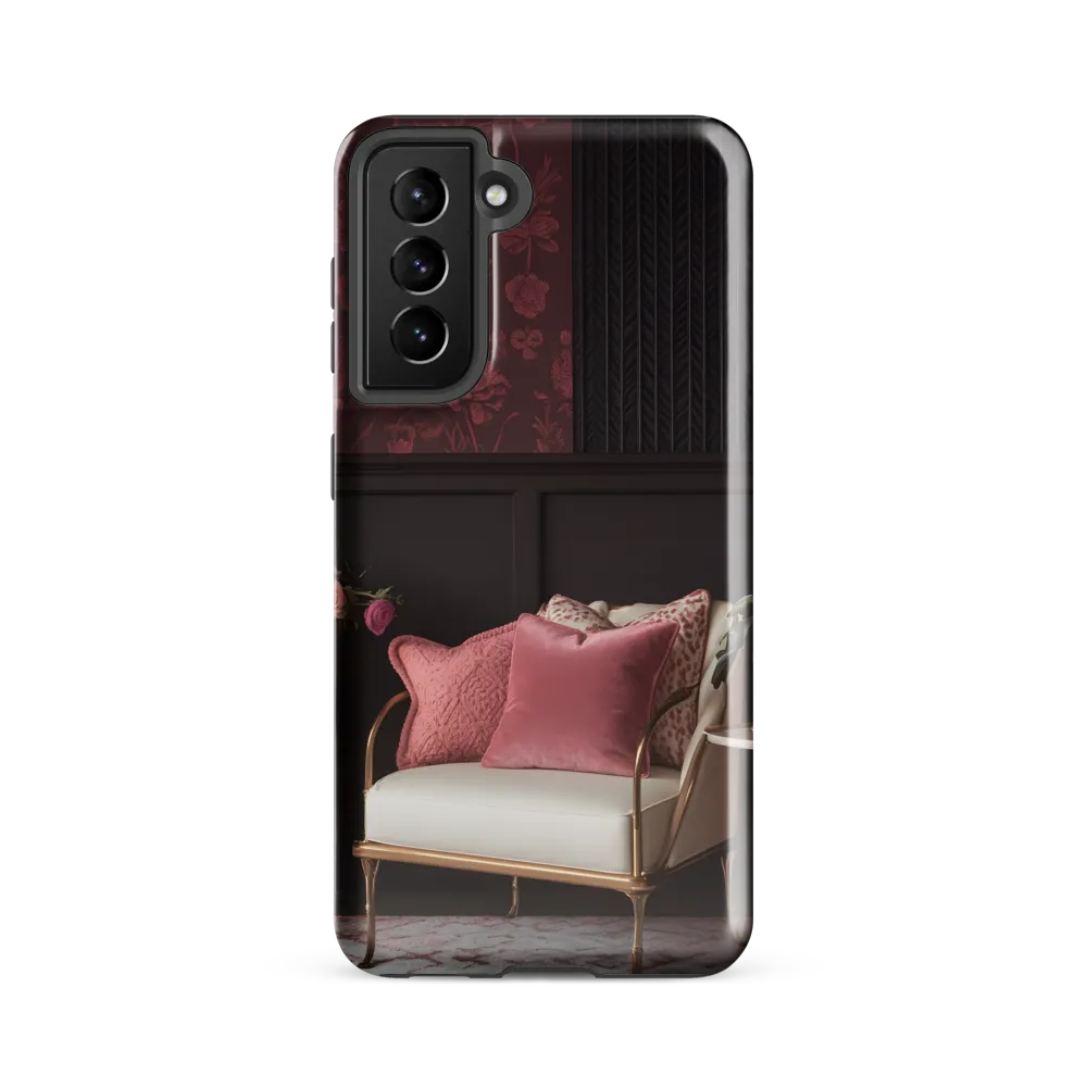 Elegance in Contrast: A Modern Interior Design | Phone Case |  S21 FE | Tough Case | Glossy
