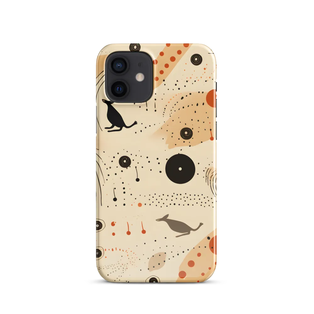 Playful Patterns in Earth Tones | Phone Case |  12 | Snap Case | Glossy