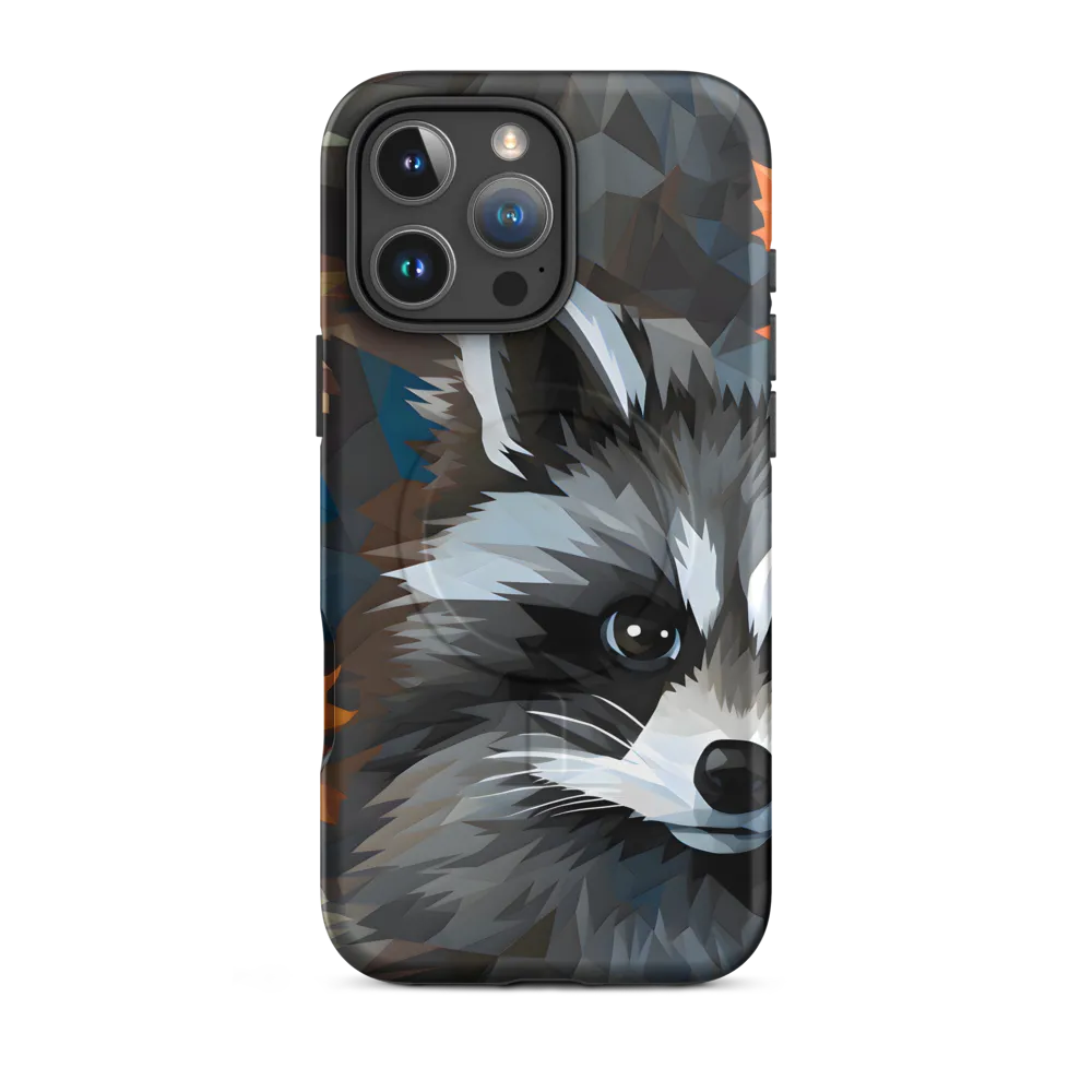 Whispers of Autumn: The Raccoon's Gaze