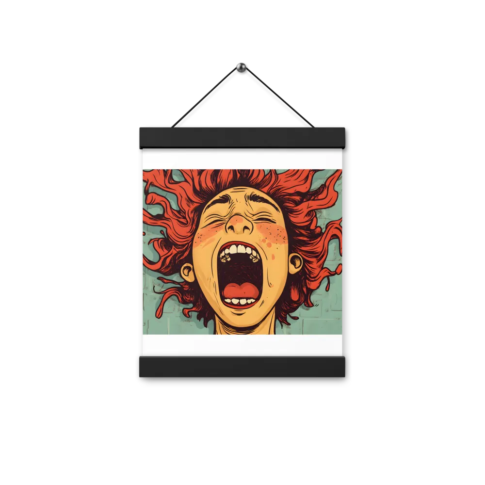 Fury Unleashed | Poster With Black Wood Hanger | 8″×10″