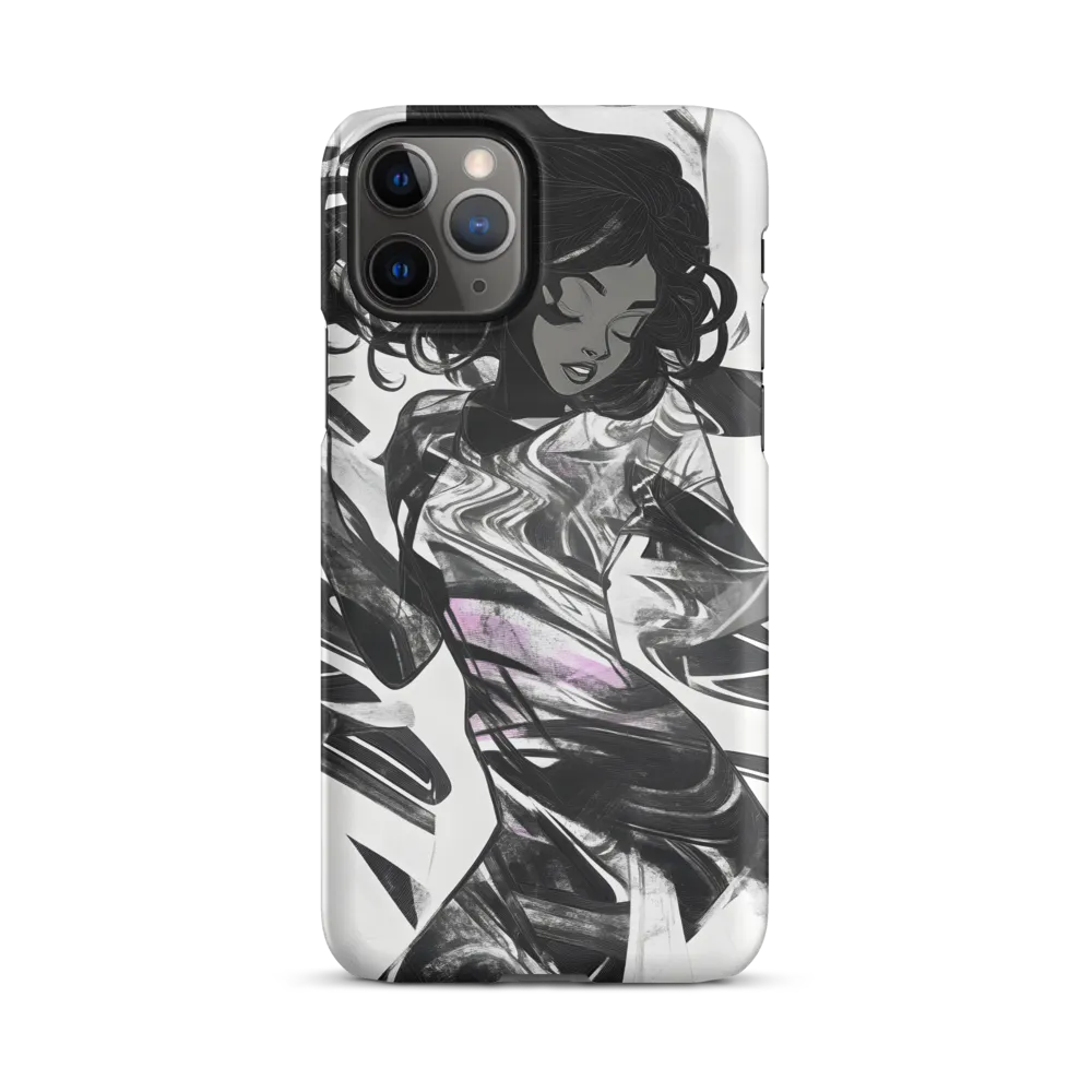 Fluid Grace: The Dance of Shadows | Phone Case |  11 Pro | Snap Case | Matte